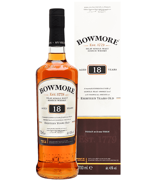 波摩15年單一麥芽威士忌,BOWMORE 15 YEARS OLD ISLAY SINGLE MALT