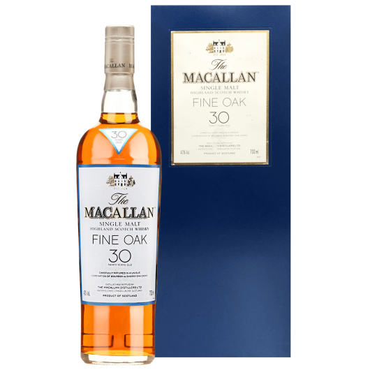 麥卡倫30年單一麥芽威士忌 雅致fine Oak The Macallan 30 Years Old Highland Single Malt Scotch Whisky Fine Oak