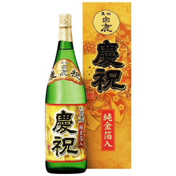 黑松白鹿慶祝清酒(純金箔入)｜國泰洋酒